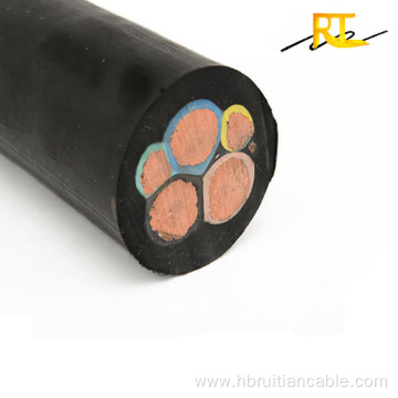 Flexible Flat Submersible Pump Water Resistant Rubber Cables